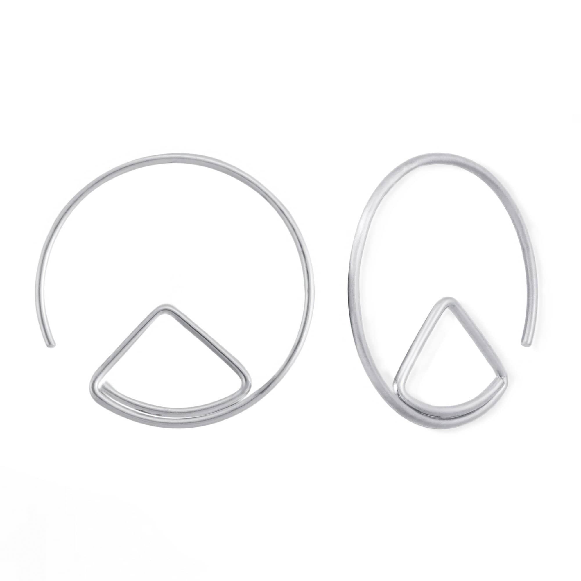 Boma Jewelry Earrings Geometric Pull Through Hoops