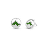 Boma Jewelry Earrings Green Mountain Studs