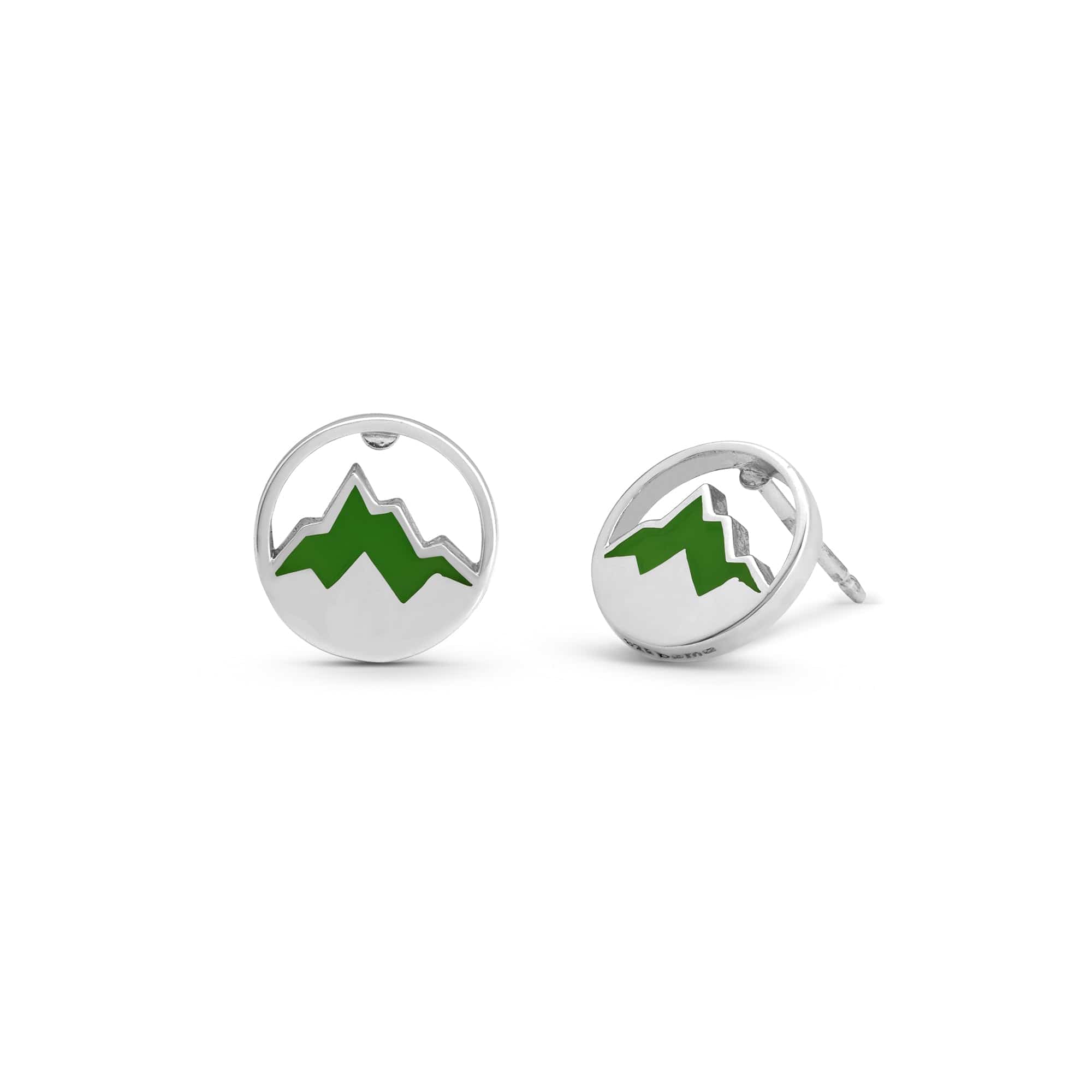 Boma Jewelry Earrings Green Mountain Studs