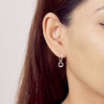 Boma Jewelry Earrings Happy Face Huggies Hoops