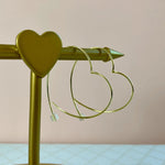 Boma Jewelry Earrings Heart Pull Through Hoops