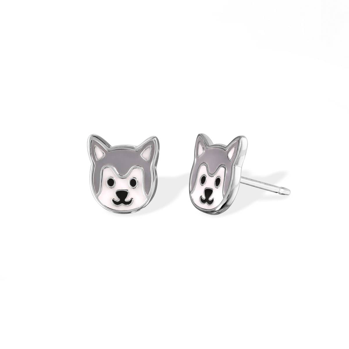 Boma Jewelry Earrings Husky Dog Studs
