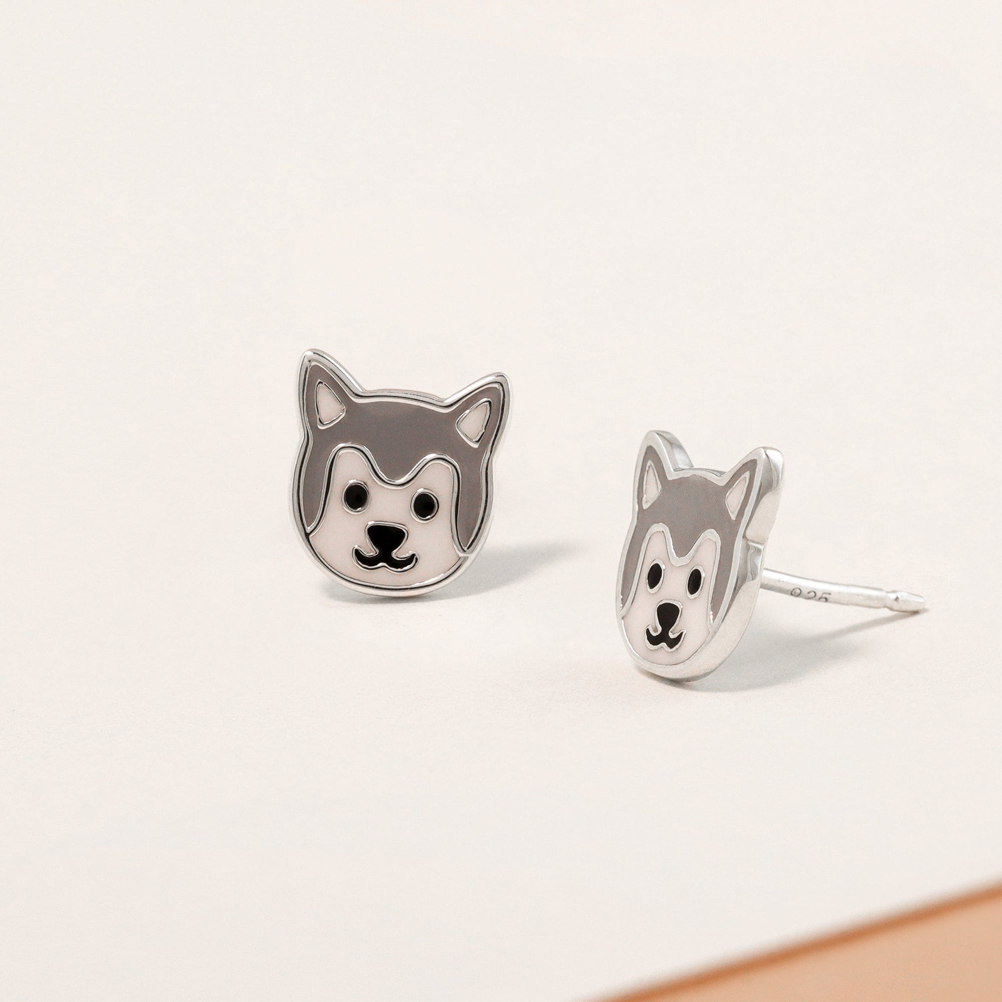 Boma Jewelry Earrings Husky Dog Studs