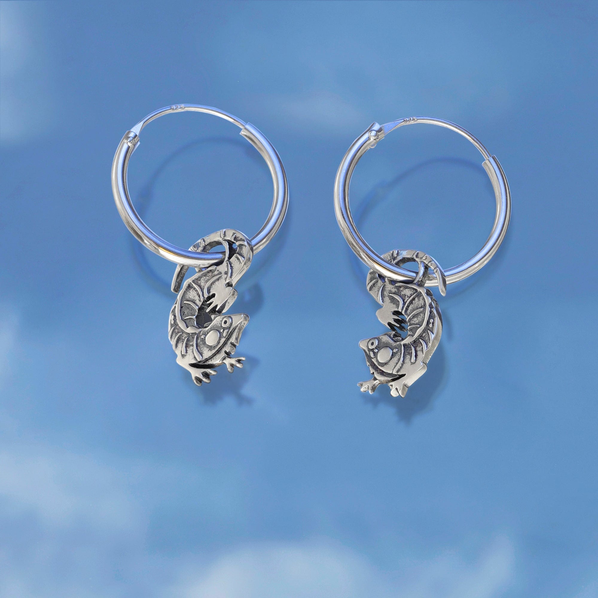 Boma Jewelry Earrings Iguana Hoops