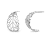 Boma Jewelry Earrings Leaf Cutout Pattern Post
