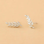 Boma Jewelry Earrings Leaf Ear Crawlers Stud Earrings