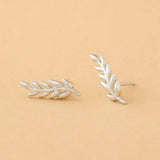 Boma Jewelry Earrings Leaf Ear Crawlers Stud Earrings