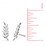 Boma Jewelry Earrings Leaf Ear Crawlers Stud Earrings