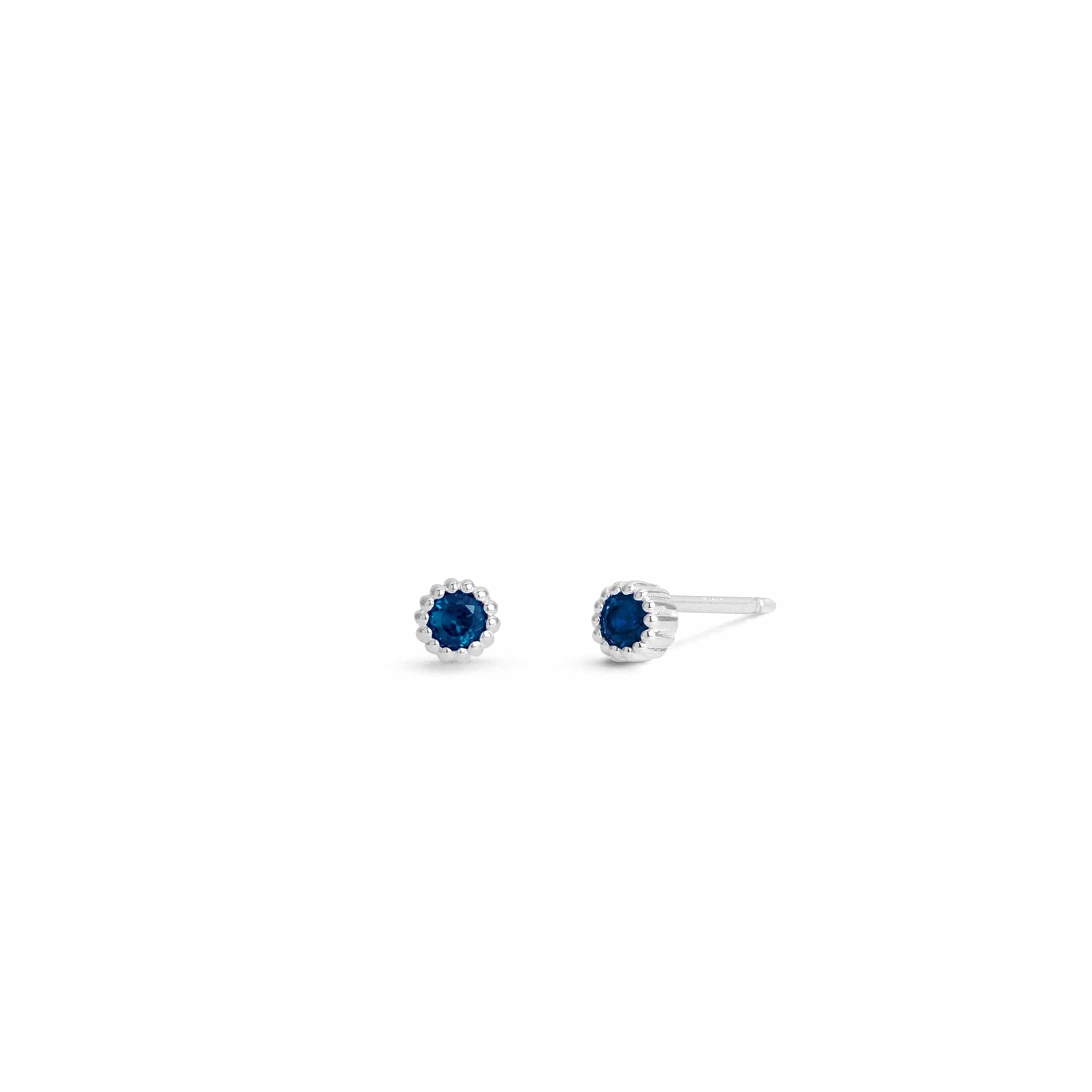 Boma Jewelry Earrings London Blue Topaz Mini Colored Gemstone Studs
