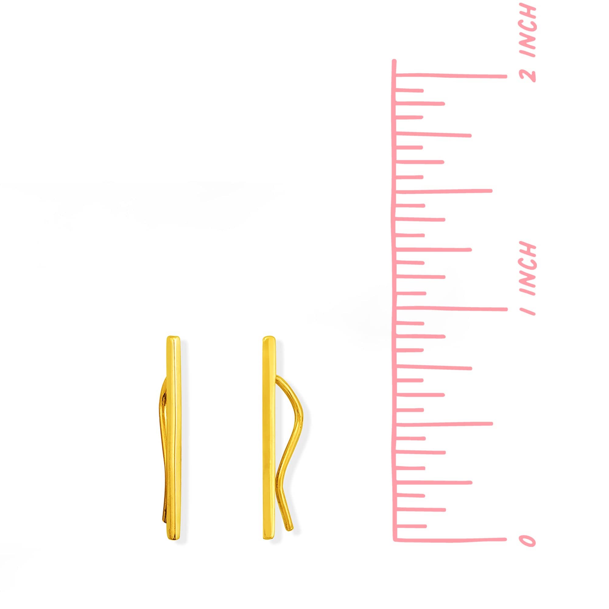 Boma Jewelry Earrings Long Bar Ear Crawlers
