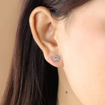 Boma Jewelry Earrings Lotus Flower Stud Earrings