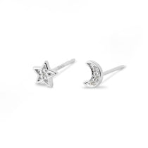 Boma Jewelry Earrings Lune & Etoile  Studs