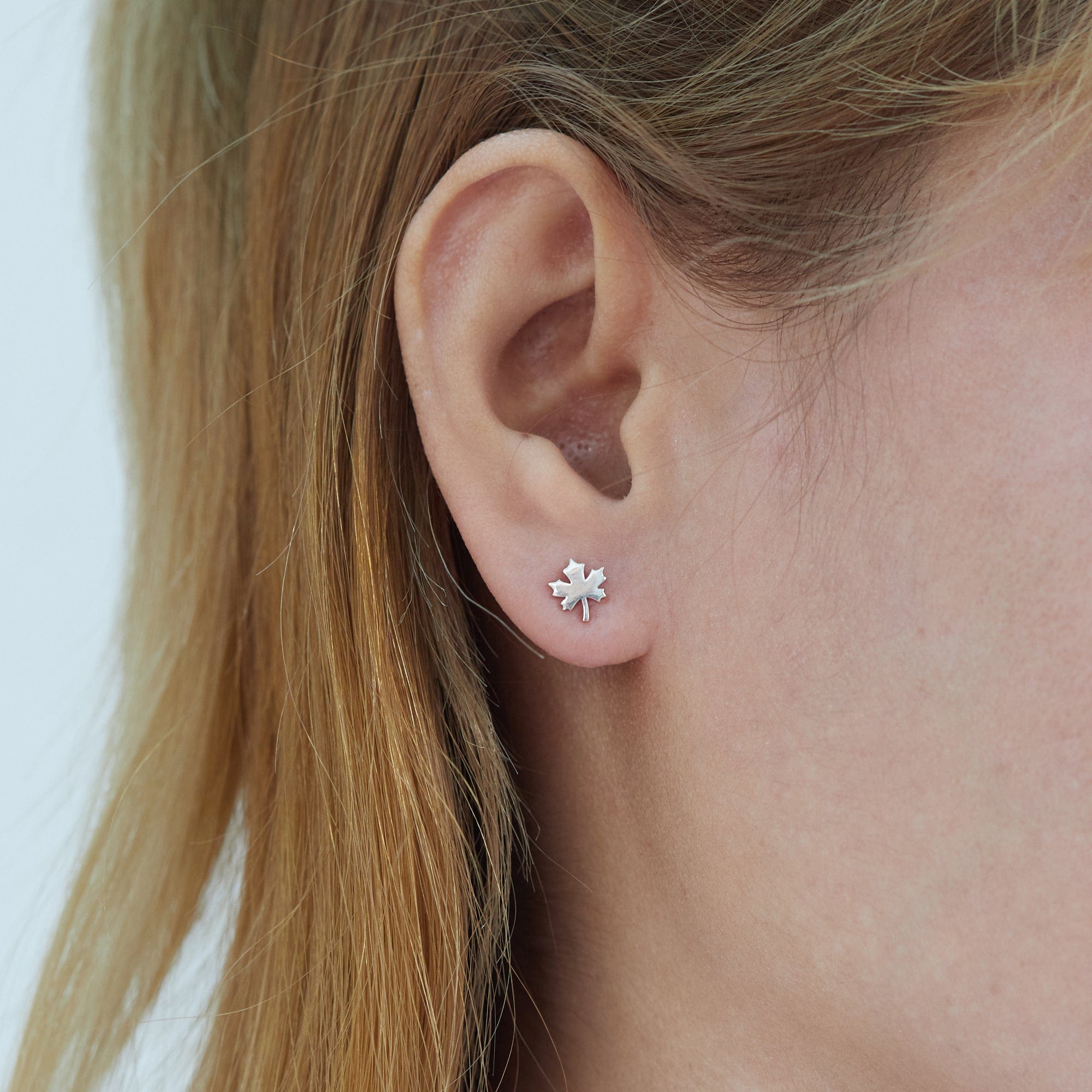 Boma Jewelry Earrings Maple Leaf Stud Earrings