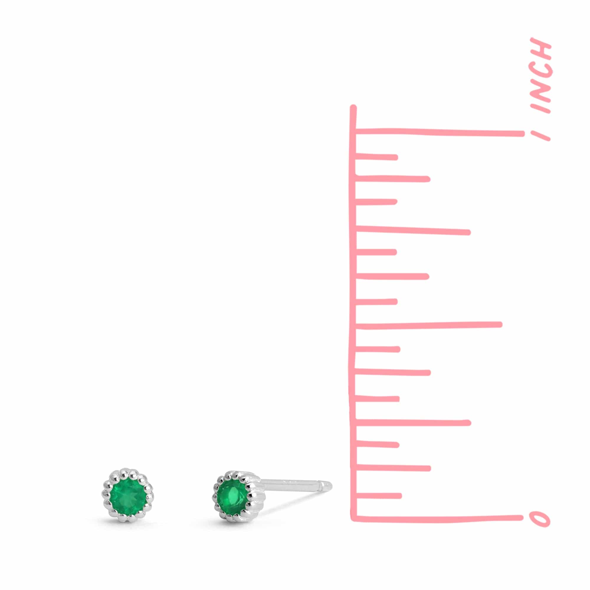 Boma Jewelry Earrings Mini Colored Gemstone Studs