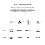Boma Jewelry Earrings Mini Gemstone Cross Studs