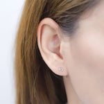 Boma Jewelry Earrings Mini open circle studs earring sterling silver