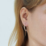 Boma Jewelry Earrings Mini Spiral Pull Through Hoops Earrings