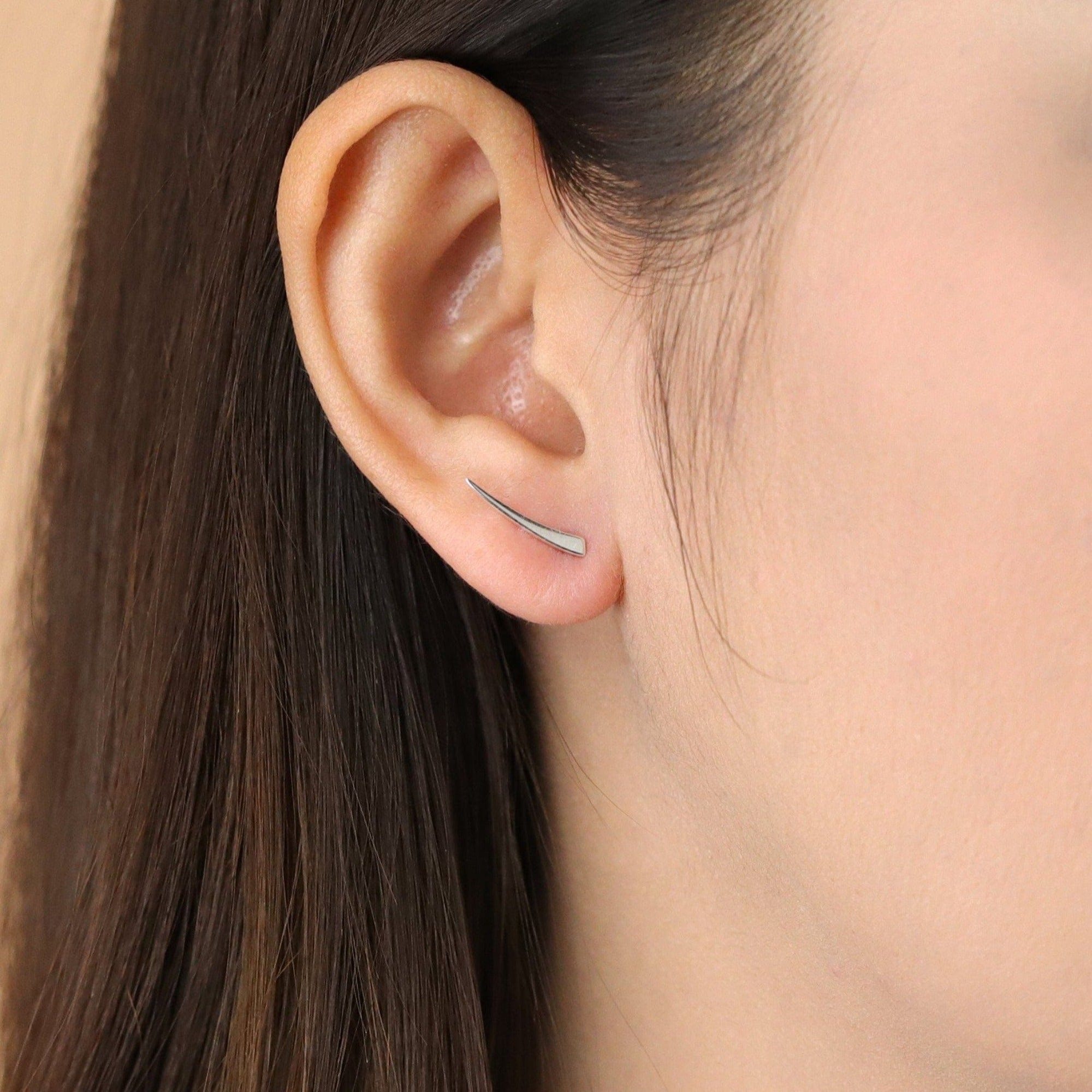 Boma Jewelry Earrings Minimalist Pointed Ear Crawlers