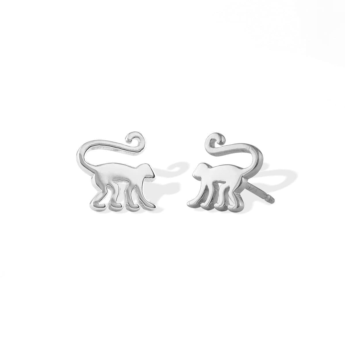 Boma Jewelry Earrings Monkey Animal Zodiac Stud Earrings