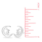Boma Jewelry Earrings Moon Bunny Stud Earrings