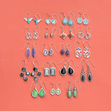 Boma Jewelry Earrings Moving 4-Stone Genuine Dangle Earrings