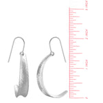 Boma Jewelry Earrings Nami Textured Organic Shape Drop Dangle Earrings