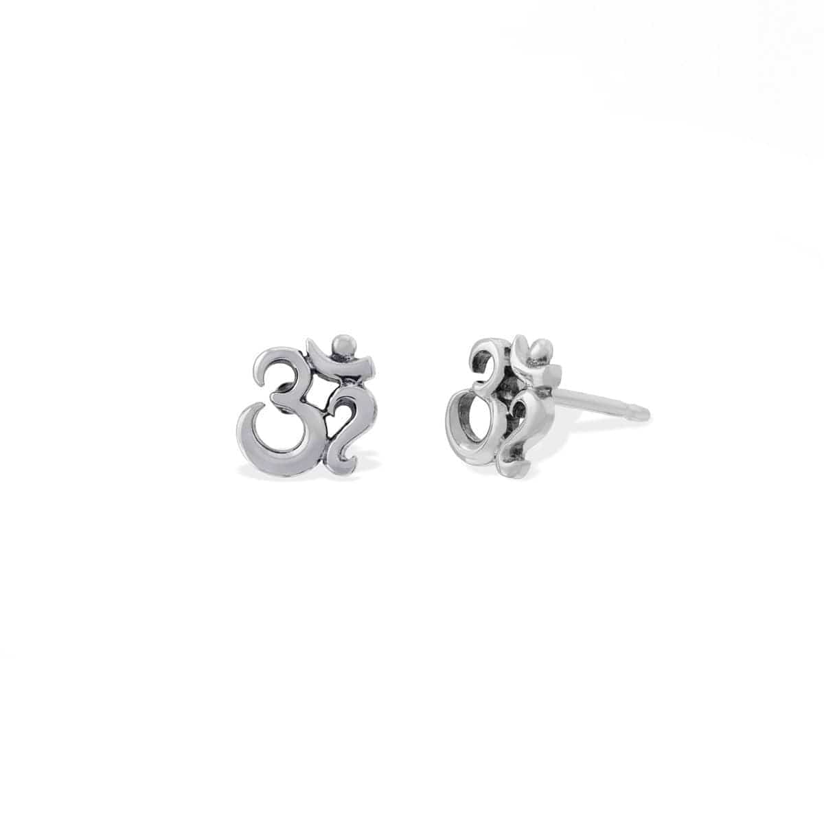 Boma Jewelry Earrings Om Symbol Stud Earrings