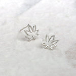 Boma Jewelry Earrings Open Maple Leaf Stud Earrings