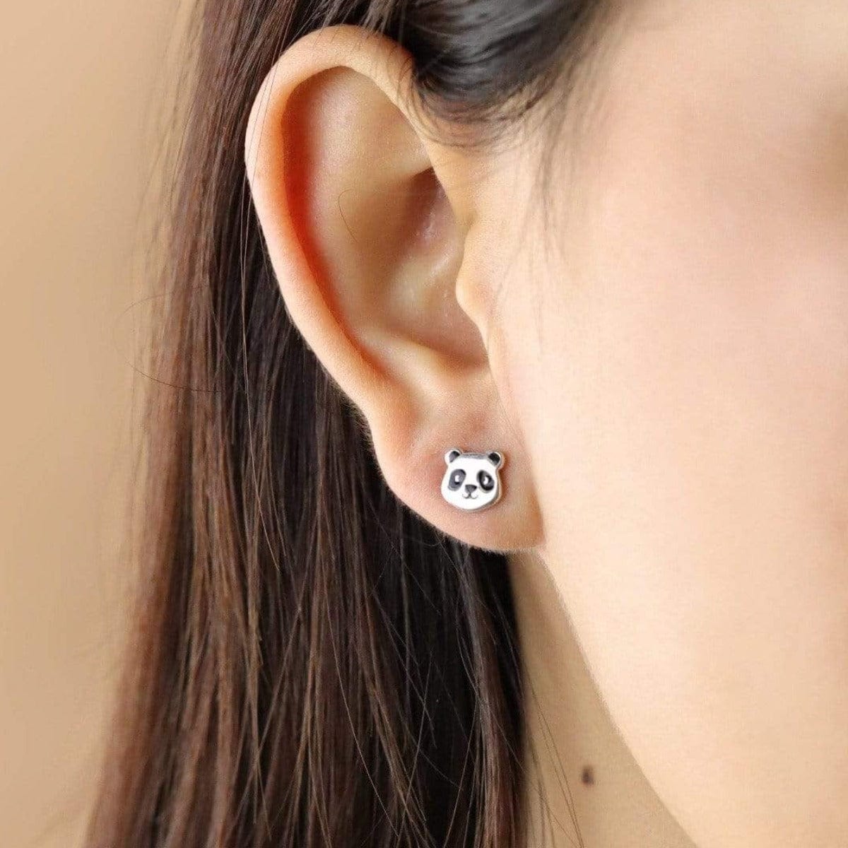 Boma Jewelry Earrings Panda Bear Studs