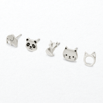 Boma Jewelry Earrings Panda Bear Studs