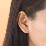 Boma Jewelry Earrings Peace Symbol Studs