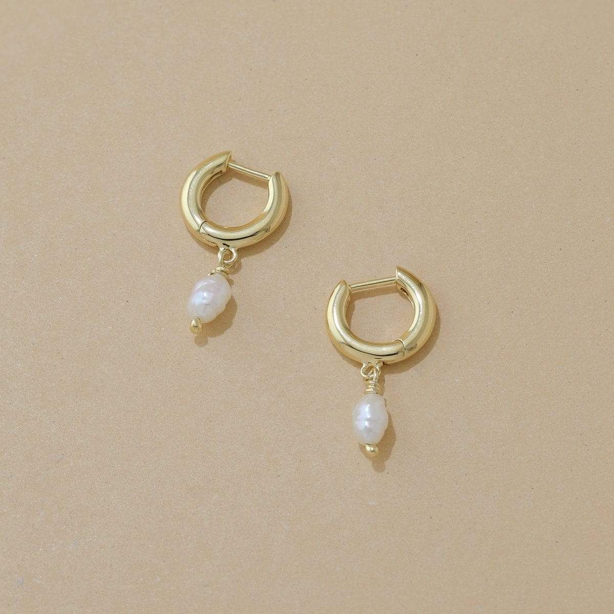 Boma Jewelry Earrings Pearl Huggies