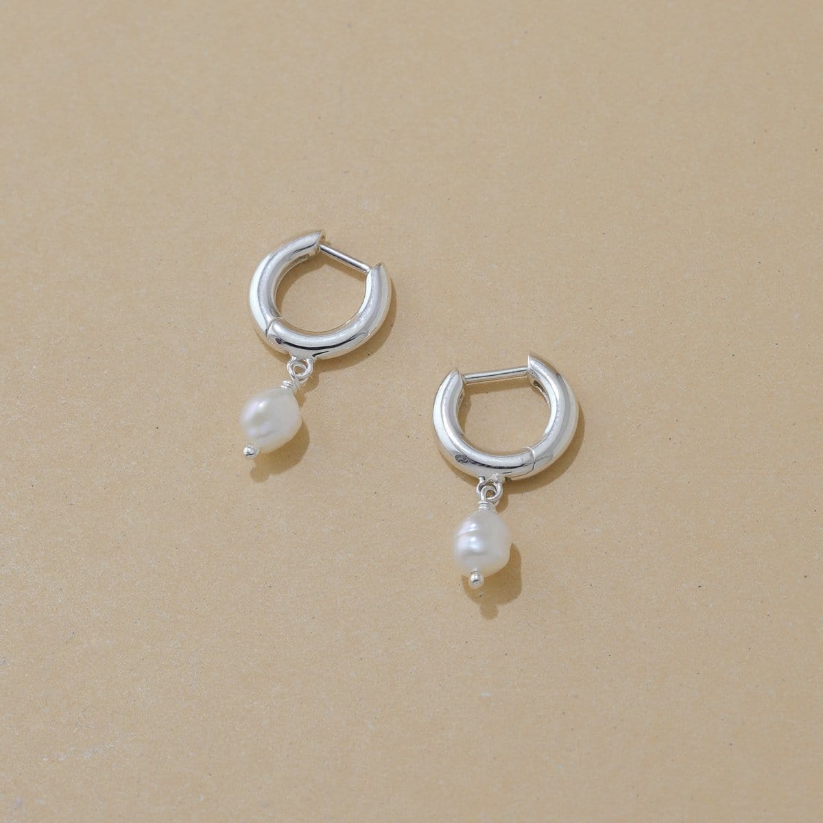 Boma Jewelry Earrings Pearl Huggies