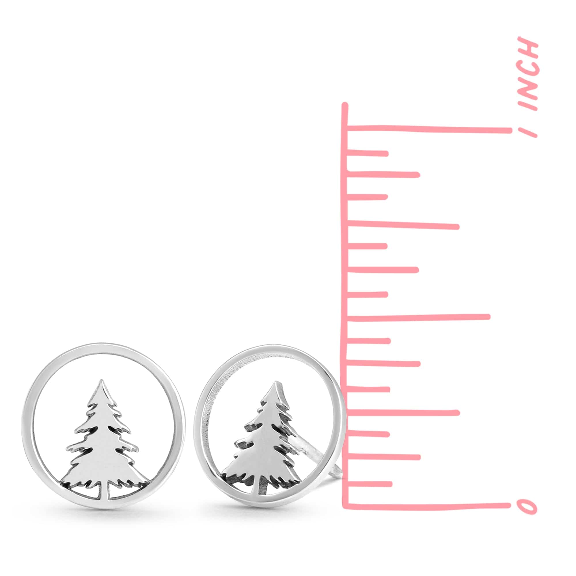 Boma Jewelry Earrings Pine Tree Studs