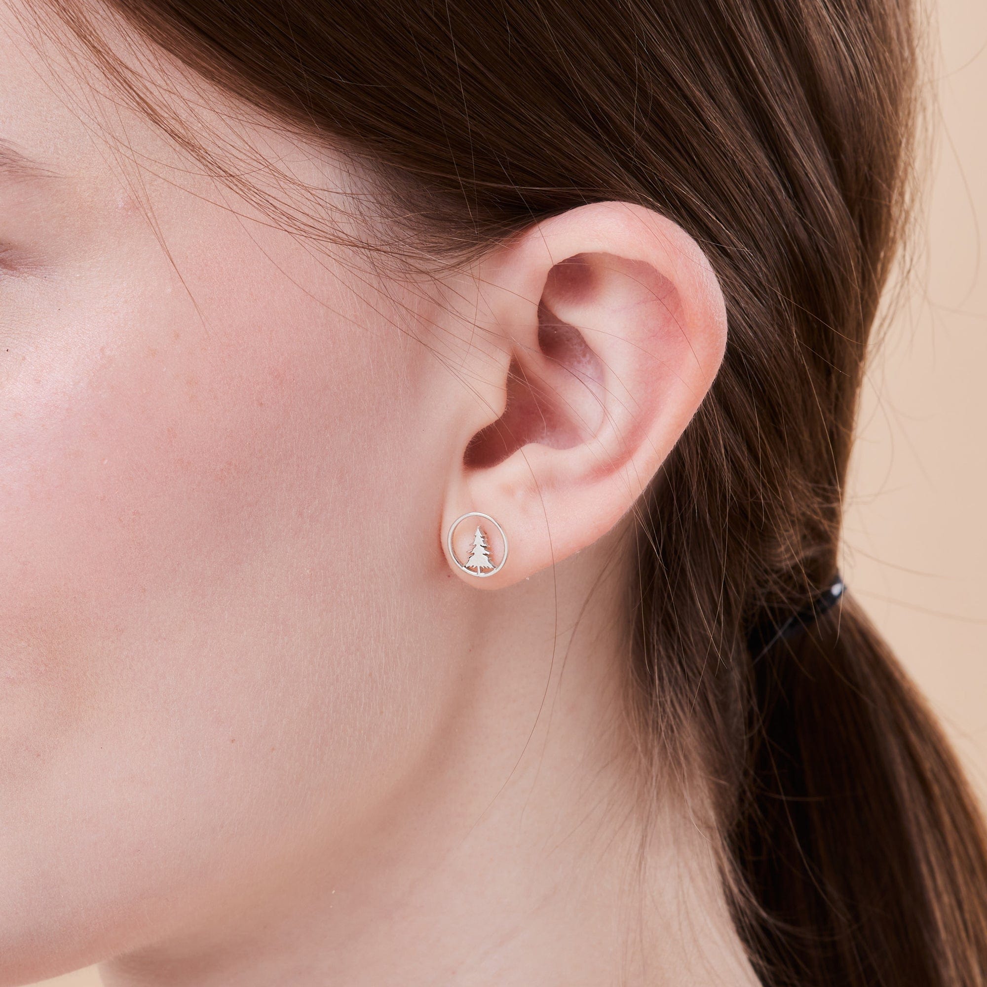 Boma Jewelry Earrings Pine Tree Studs
