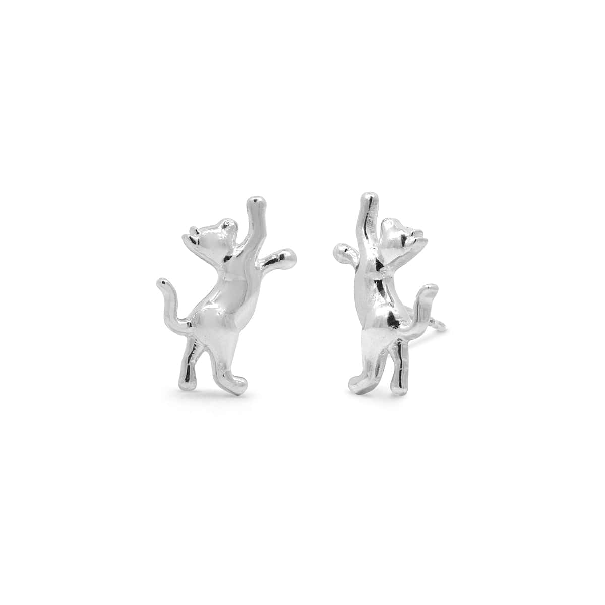 Boma Jewelry Earrings Playing Kitten Stud Earrings