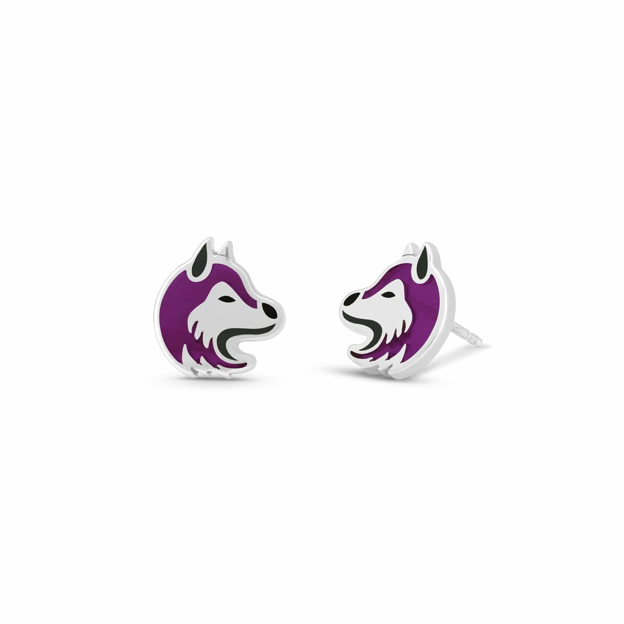 Boma Jewelry Earrings Purple Husky Studs