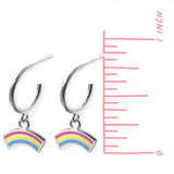 Boma Jewelry Earrings Rainbow Hoops