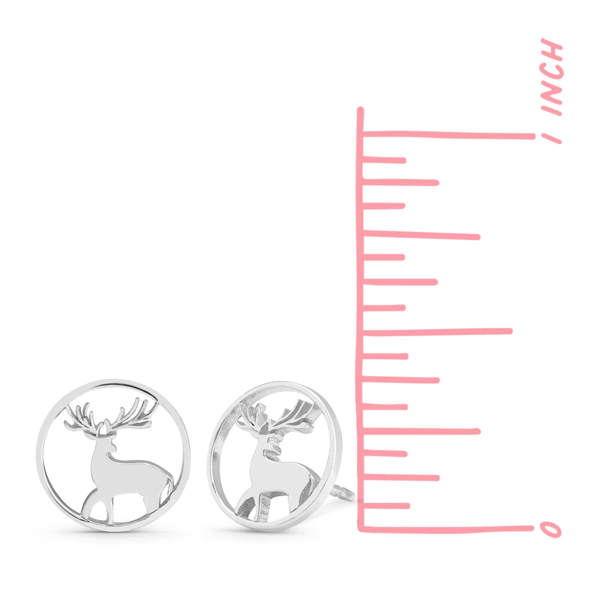 Boma Jewelry Earrings Reindeer Studs