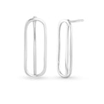 Boma Jewelry Earrings Rounded Rectangle With Bar Studs