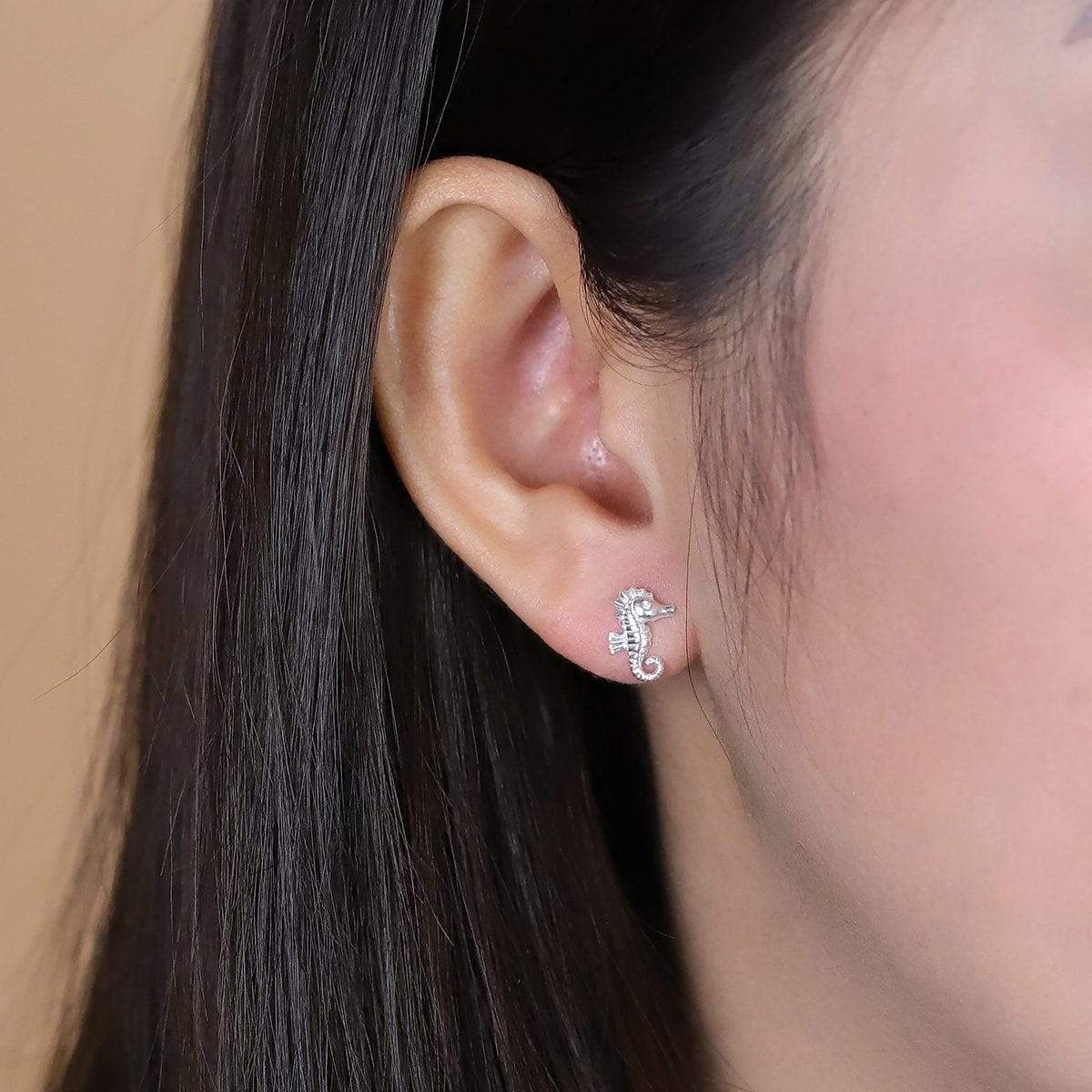 Boma Jewelry Earrings Seahorse Studs