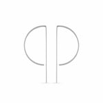 Boma Jewelry Earrings Semicircle Pull Through Hoops