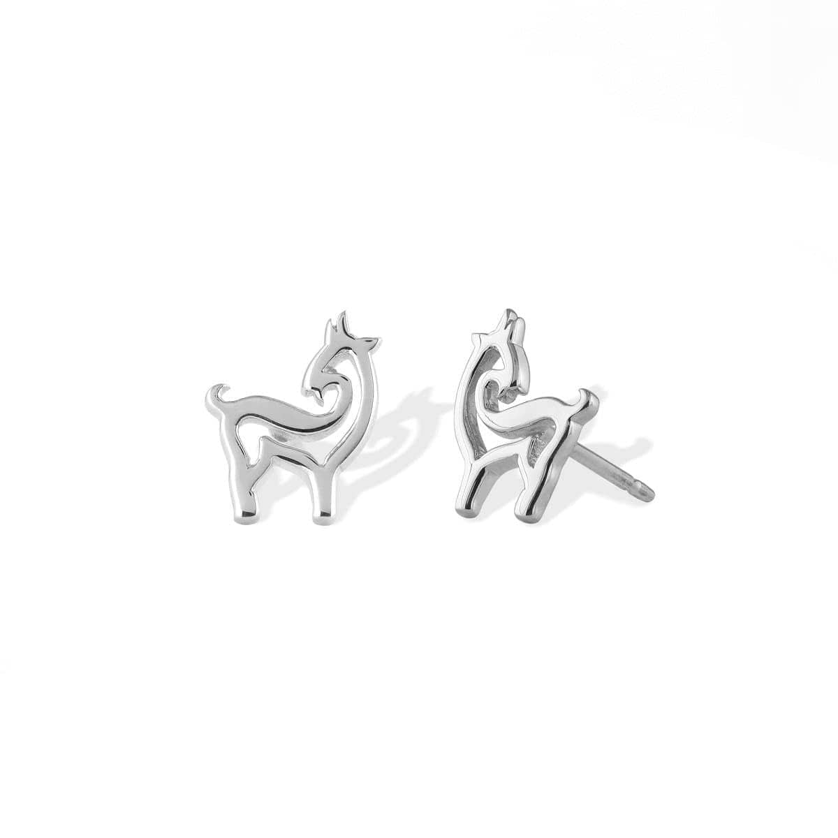 Boma Jewelry Earrings Sheep/Ram Animal Zodiac Stud Earrings