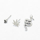 Boma Jewelry Earrings Skeleton Skull Stud Earrings