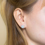 Boma Jewelry Earrings Sleepy Cat Stud Earrings