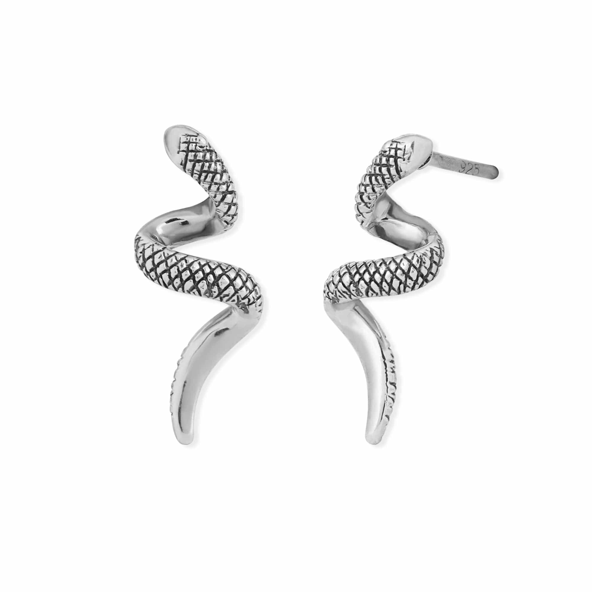 Boma Jewelry Earrings Slytherin Snake Stud Earrings
