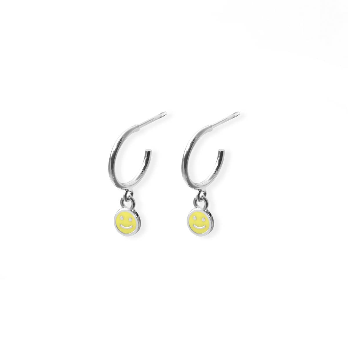 Boma Jewelry Earrings Smiling Emoji Hoops