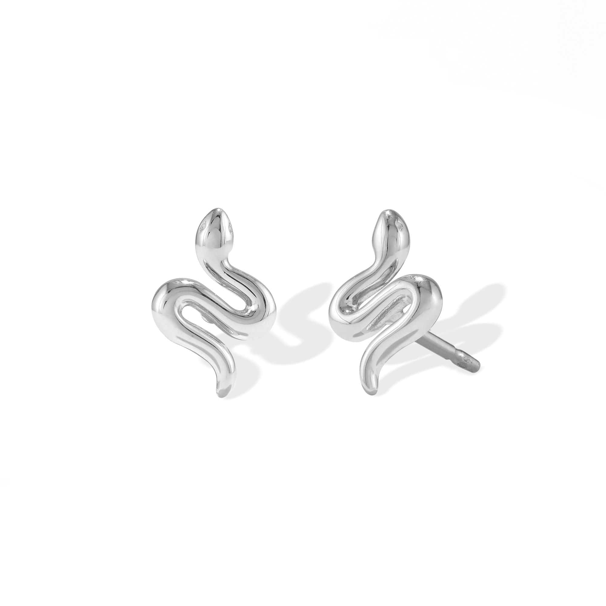 Boma Jewelry Earrings Snake Animal Zodiac Stud Earrings