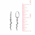 Boma Jewelry Earrings Snake Hoops