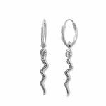 Boma Jewelry Earrings Snake Hoops